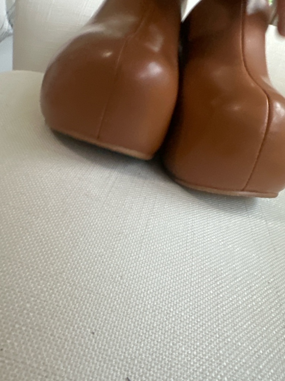 Jeffrey Campbell Brown Platform Clog Mules Size 8 Sculptural Chunky - Picture 4 of 10